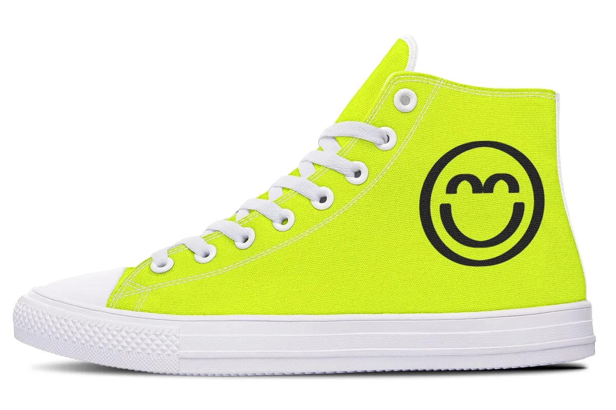 2025 Smile Logo High Top Shoes