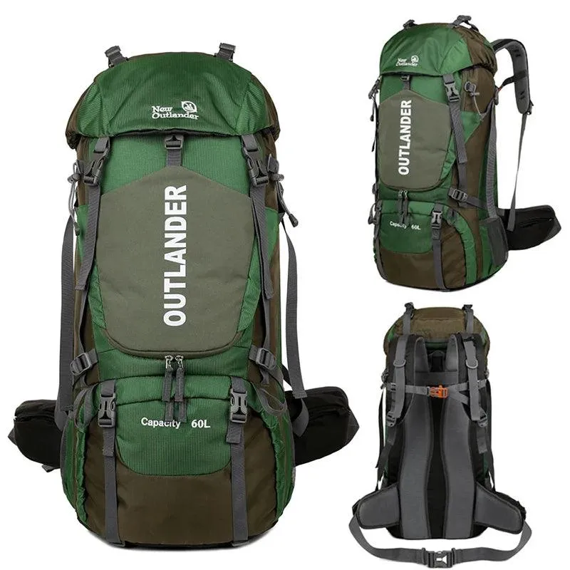 60L Camping & Hiking Backpack – Large Capacity Waterproof Travel Rucksack 🏕️