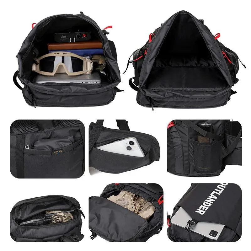 60L Camping & Hiking Backpack – Large Capacity Waterproof Travel Rucksack 🏕️