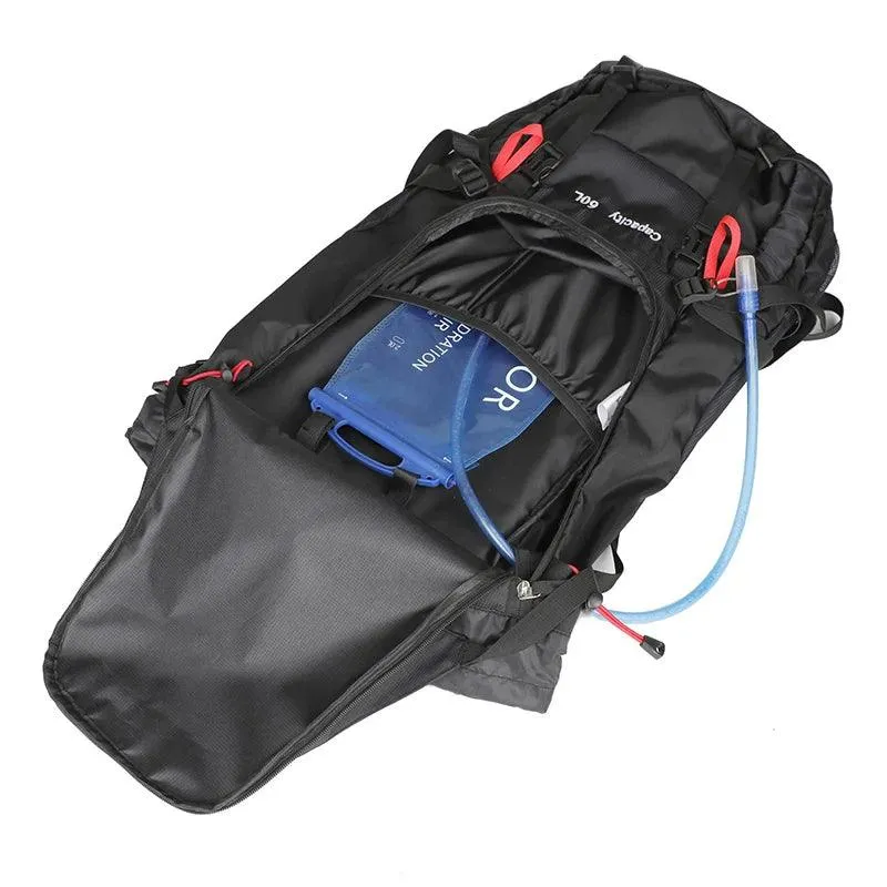 60L Camping & Hiking Backpack – Large Capacity Waterproof Travel Rucksack 🏕️