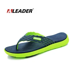 Aleader New 2017 Summer Men's Flip Flops  Massage Beach Slippers