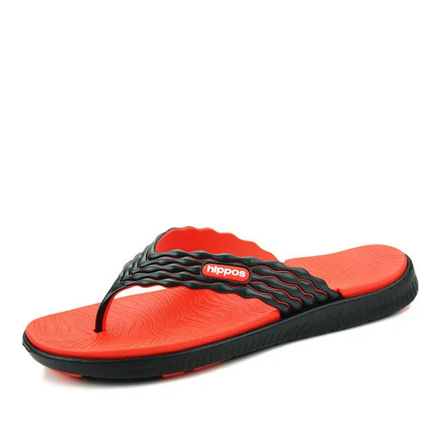Aleader New 2017 Summer Men's Flip Flops  Massage Beach Slippers