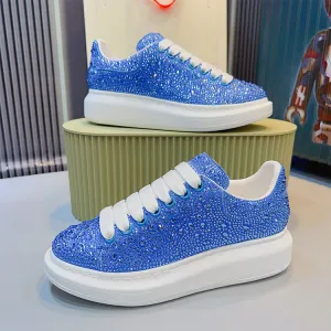 ALISANDRO MCQUEN STARRY RHINESTONE CHUNKY SOLE UNISEX SNEAKER