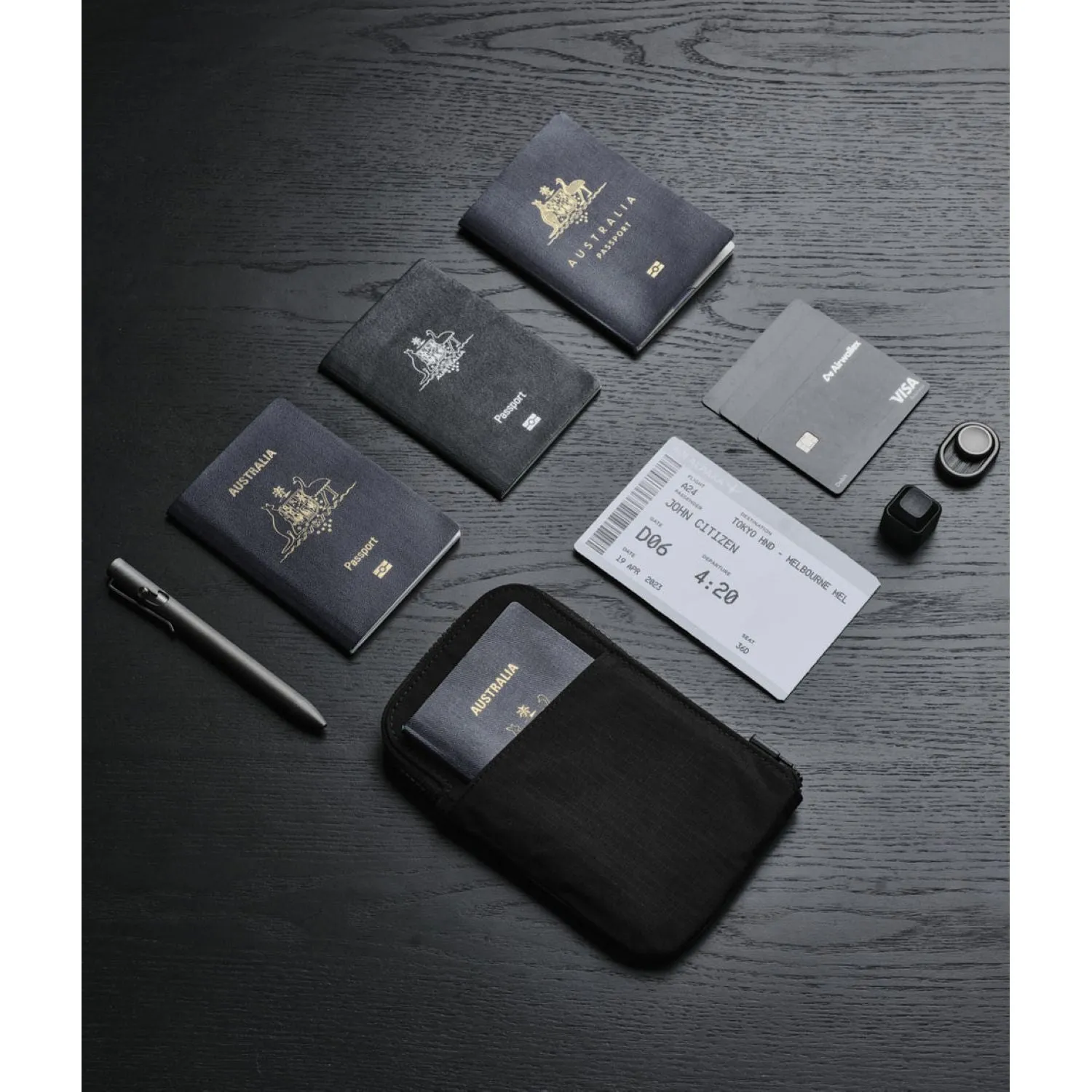 ALPAKA Zip Travel Wallet