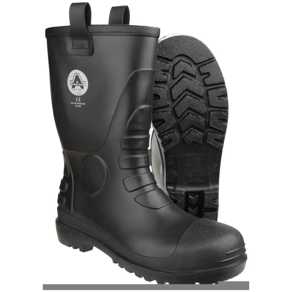 Amblers Fs90 Waterproof Pvc Safety Rigger Boots Mens