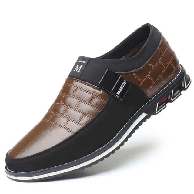 Autumn spring new men's leather casual shoes