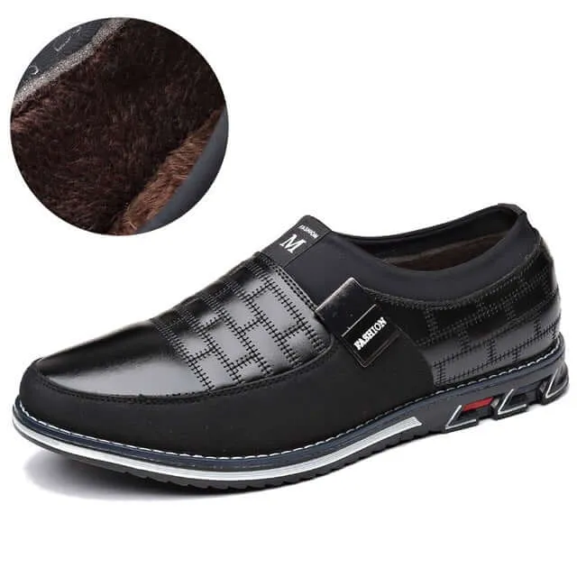 Autumn spring new men's leather casual shoes