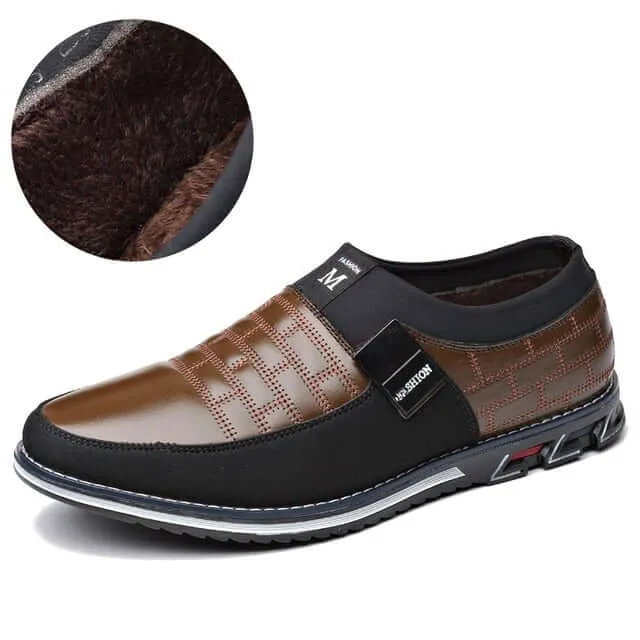Autumn spring new men's leather casual shoes