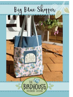 Big Blue Shopper Quilt Pattern