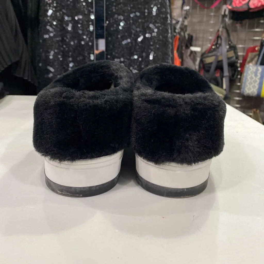Blondo Waterproof Suede/Faux Fur Trim Sneakers 9.5