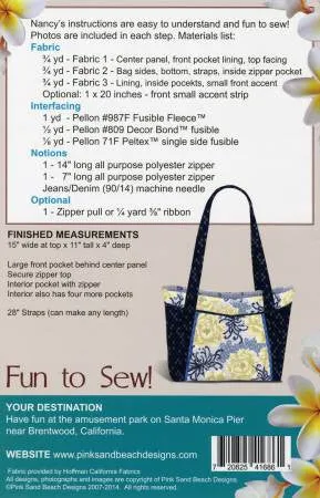 Brentwood Bag Pattern
