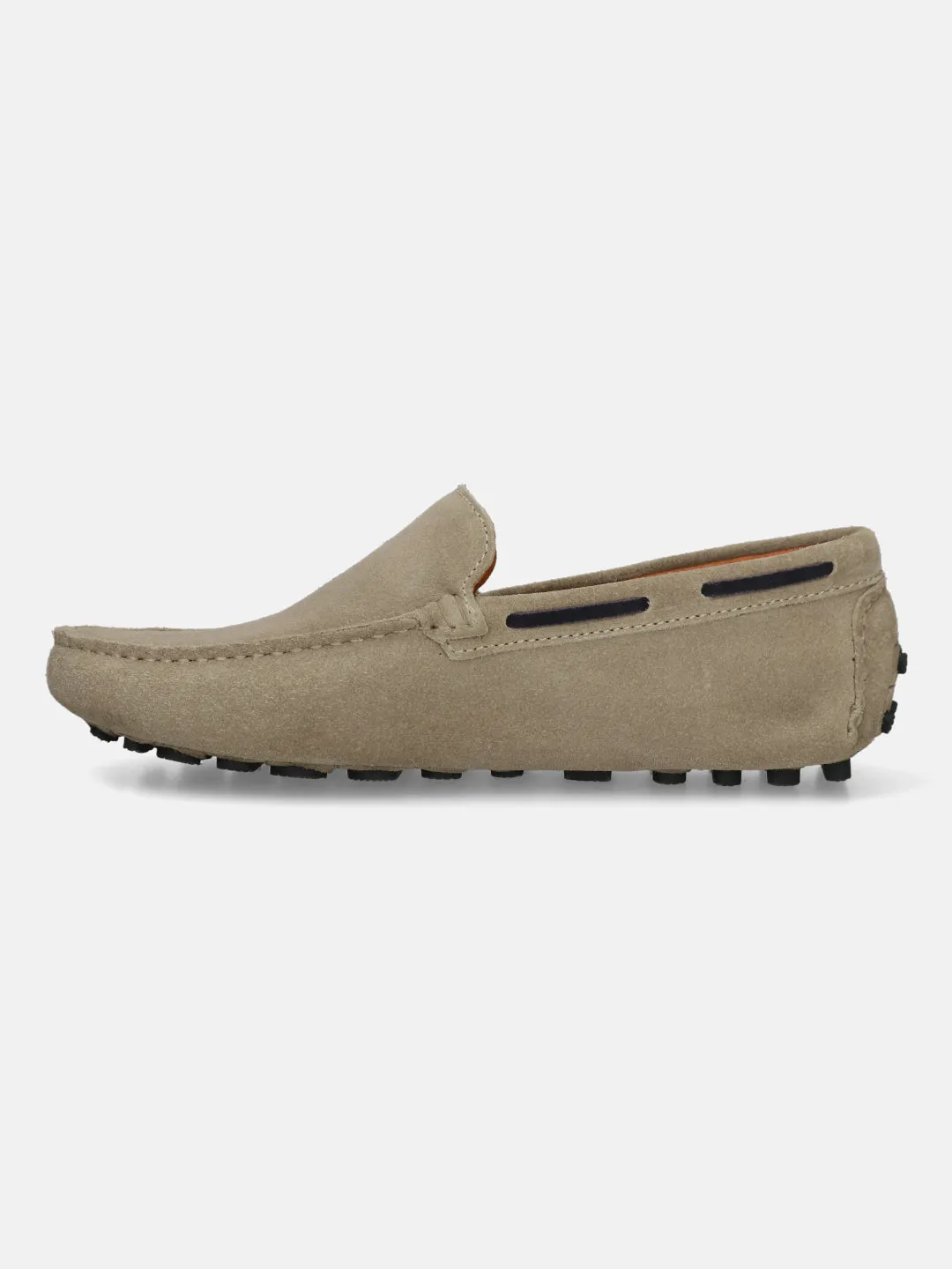 bugatti Taupe Premium Leather  Slip On