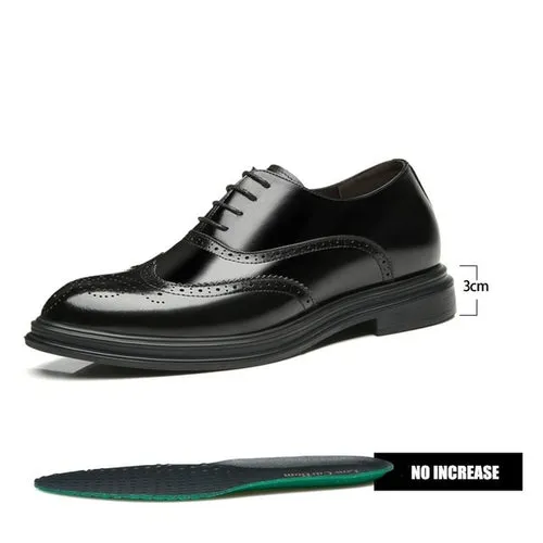 Casual Men Brogue Genuine Leather Shoes