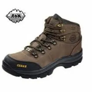 CEDAR TREKKING SHOES-TAN BROWN-UK 7