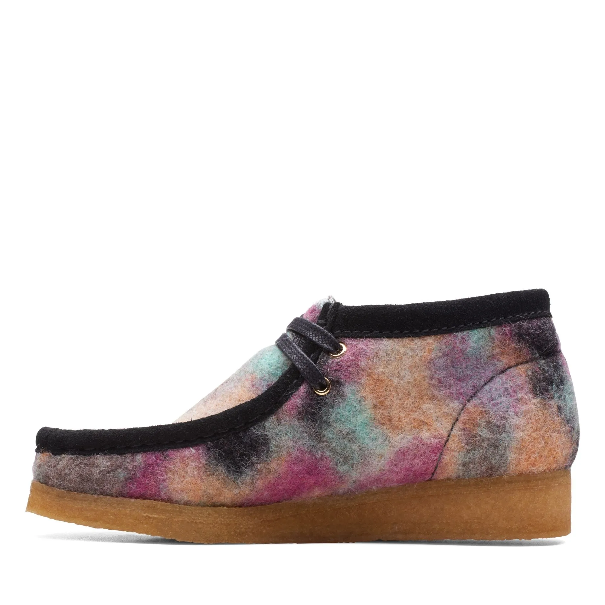 Clarks Originals Wallabee Boot Women’s Black Leather 26168702