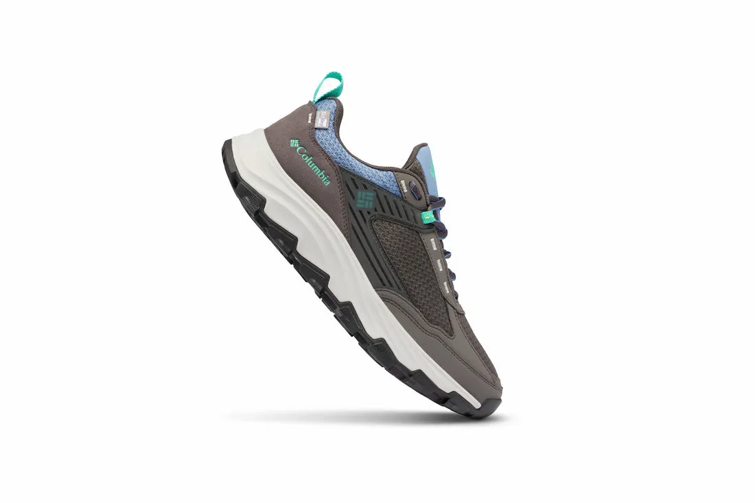 Columbia Women's Hatana Max Outdry Waterproof Trail Shoes (Dark Grey/Electric Turquoise)