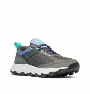 Columbia Women's Hatana Max Outdry Waterproof Trail Shoes (Dark Grey/Electric Turquoise)