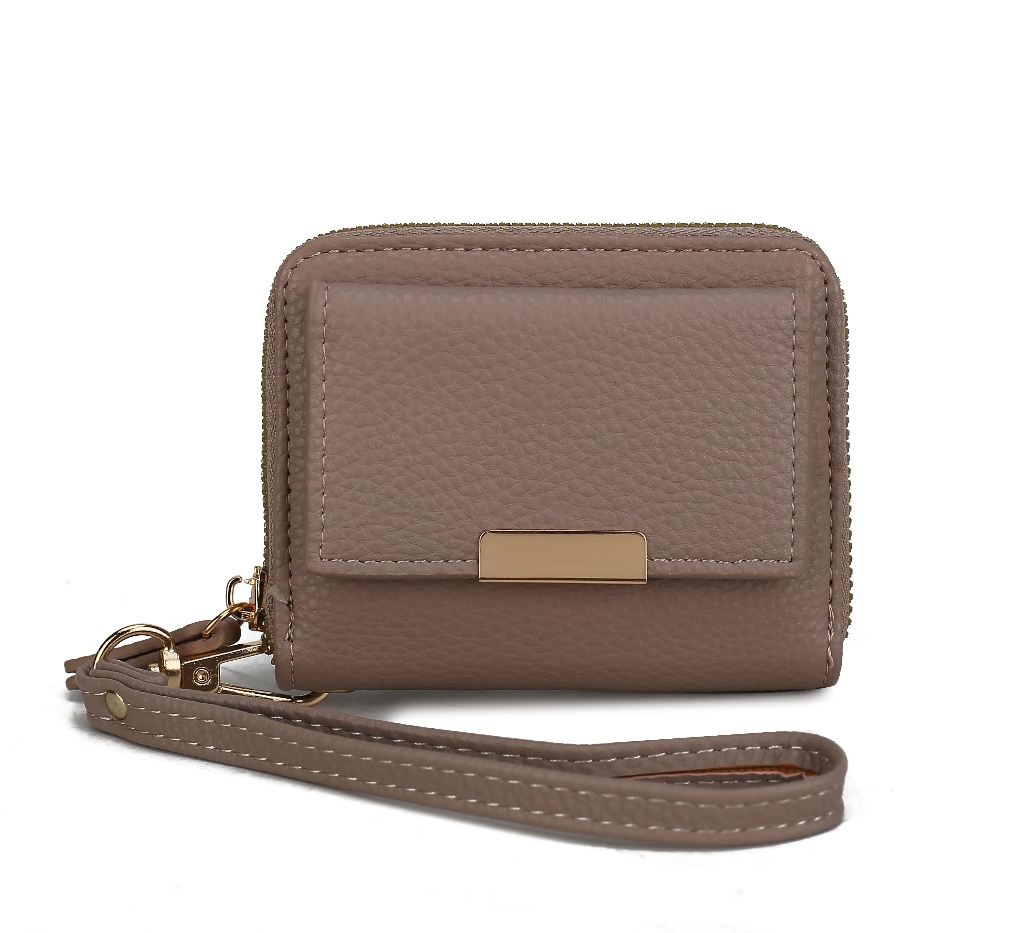 Compact Wallet With Wrist Strap