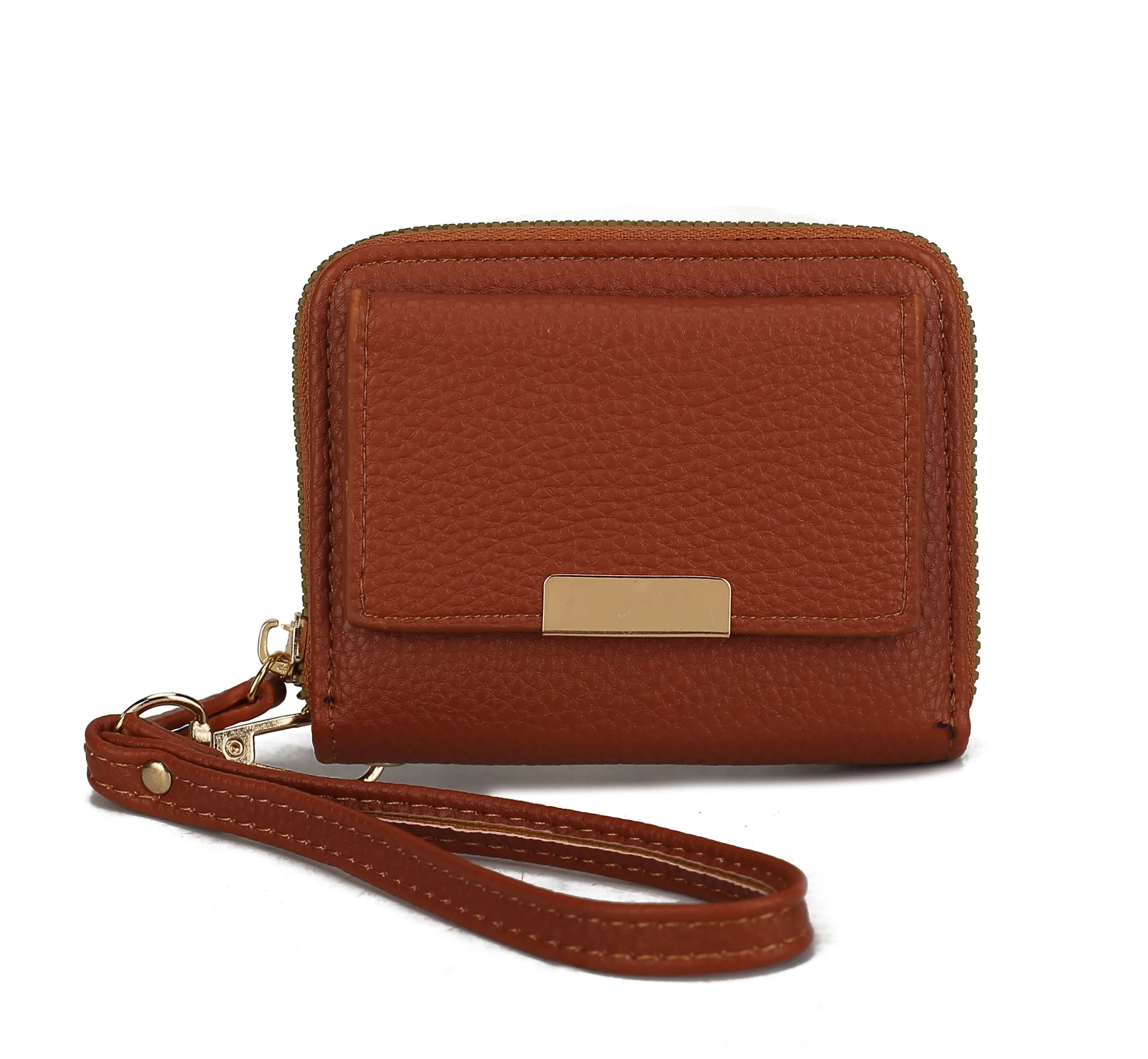 Compact Wallet With Wrist Strap