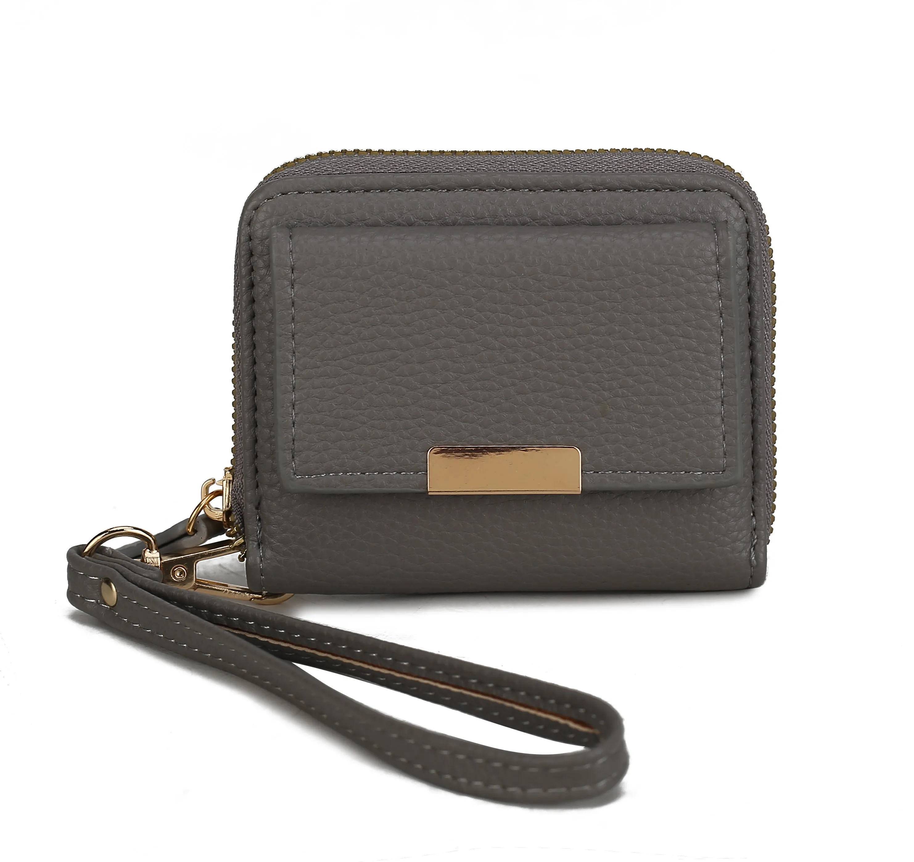 Compact Wallet With Wrist Strap