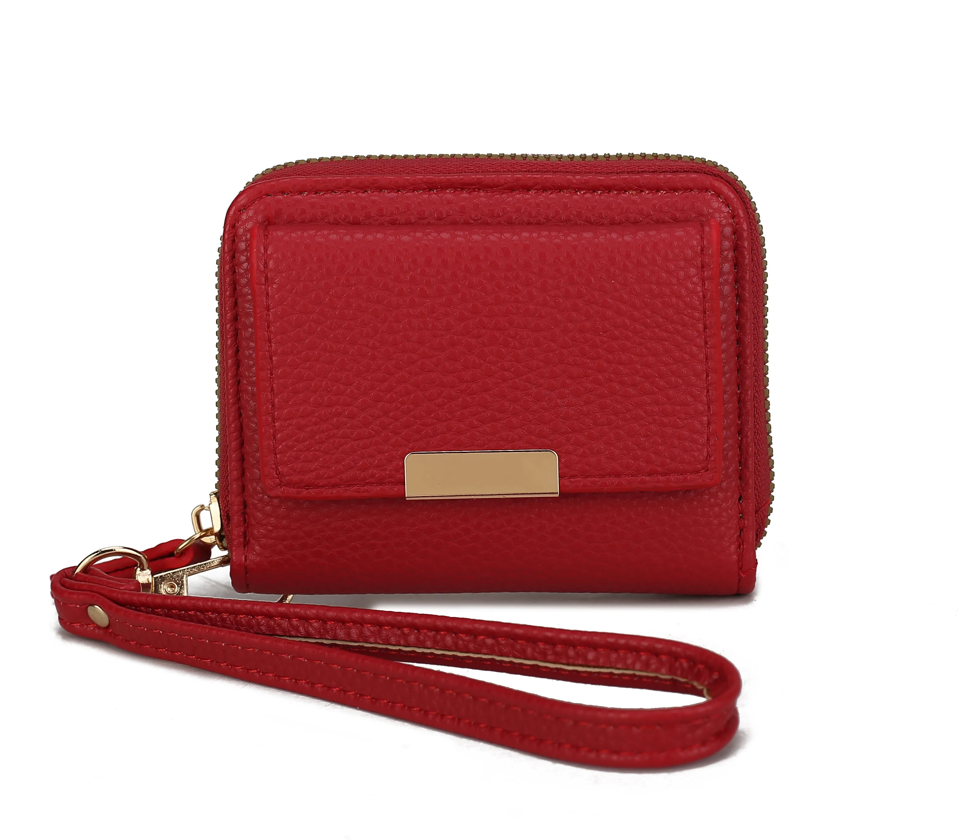 Compact Wallet With Wrist Strap