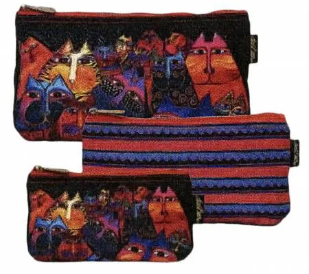 Cosmetic Bags Fantasticats Set of 3