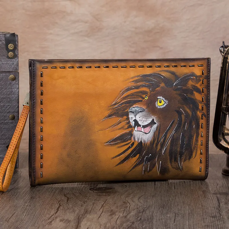 Cute Ladies Genuine Leather Handbags Clutch Purse for Women