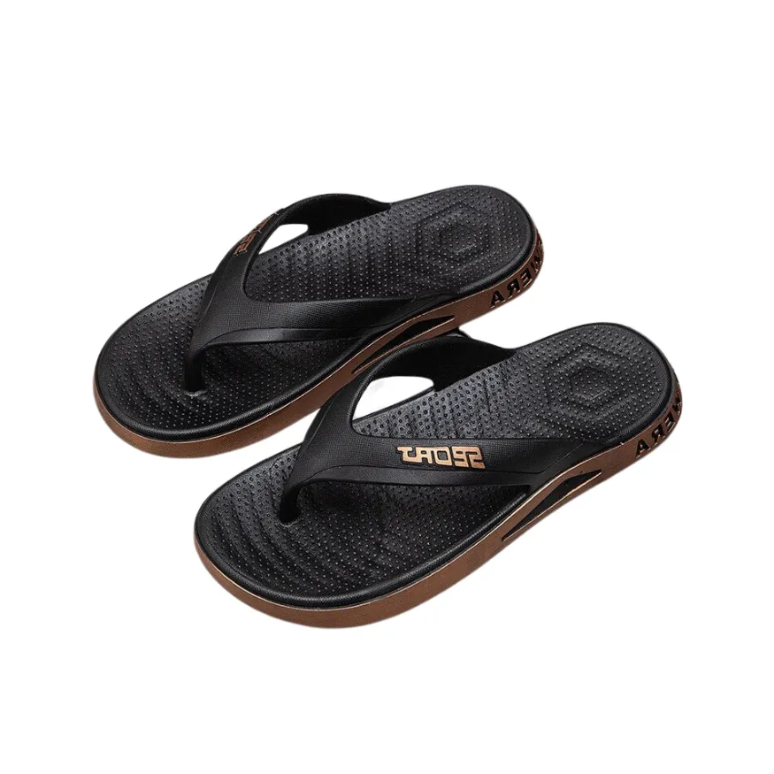 Cuzcare Men Arch Support Sandals Flip-flops Summer Beach Non-slip Durable