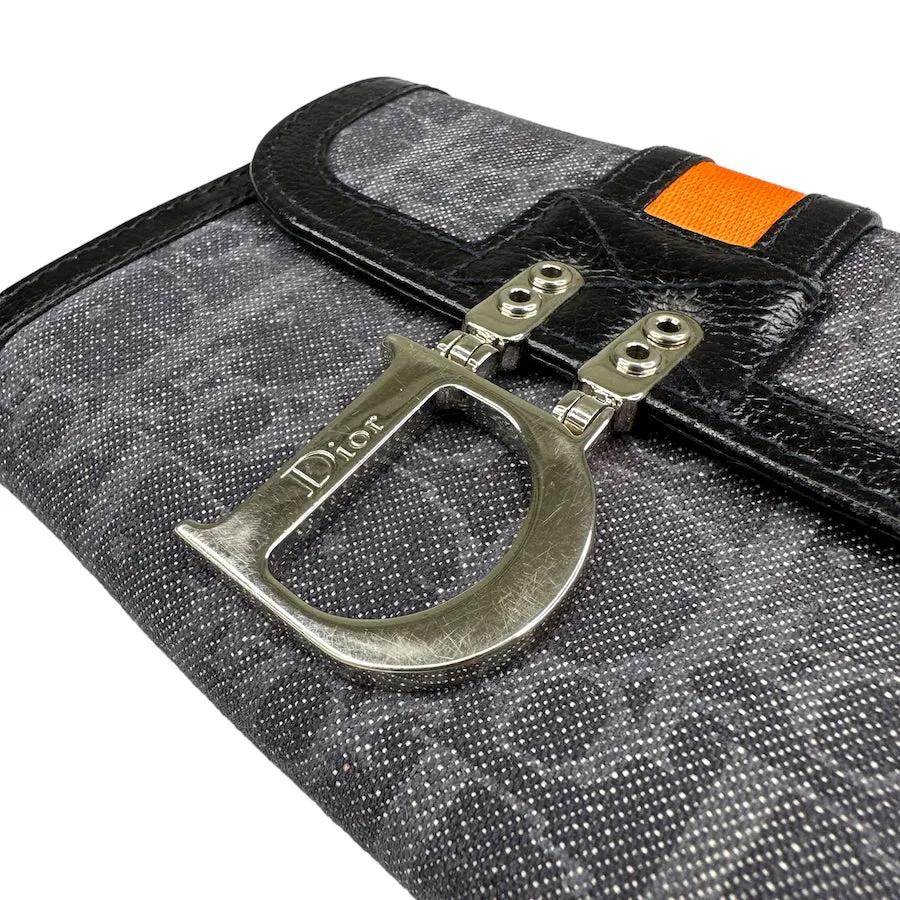 DIOR 2006 FLIGHT COLLECTION DENIM WALLET