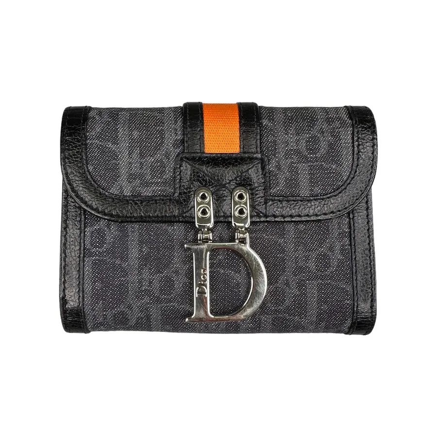DIOR 2006 FLIGHT COLLECTION DENIM WALLET