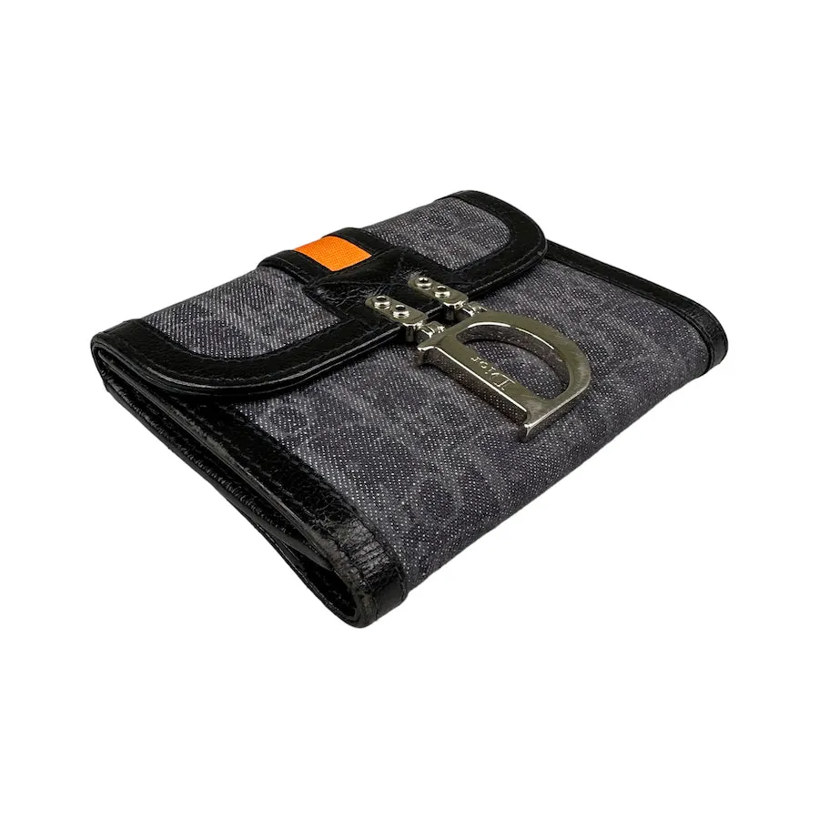 DIOR 2006 FLIGHT COLLECTION DENIM WALLET