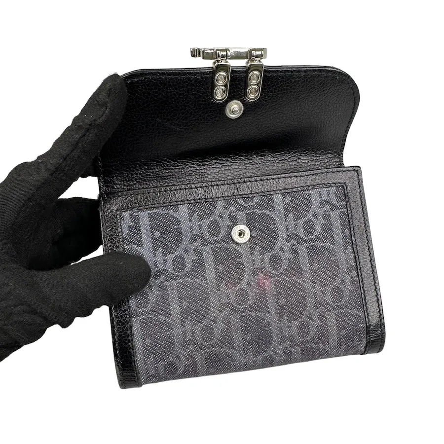 DIOR 2006 FLIGHT COLLECTION DENIM WALLET