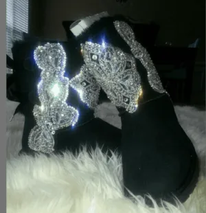 Embellished Snow Boots