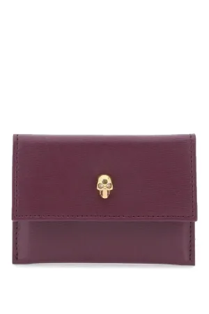 envelope skull card holder pouch