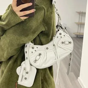 Fashion Rivet Shoulder Bag