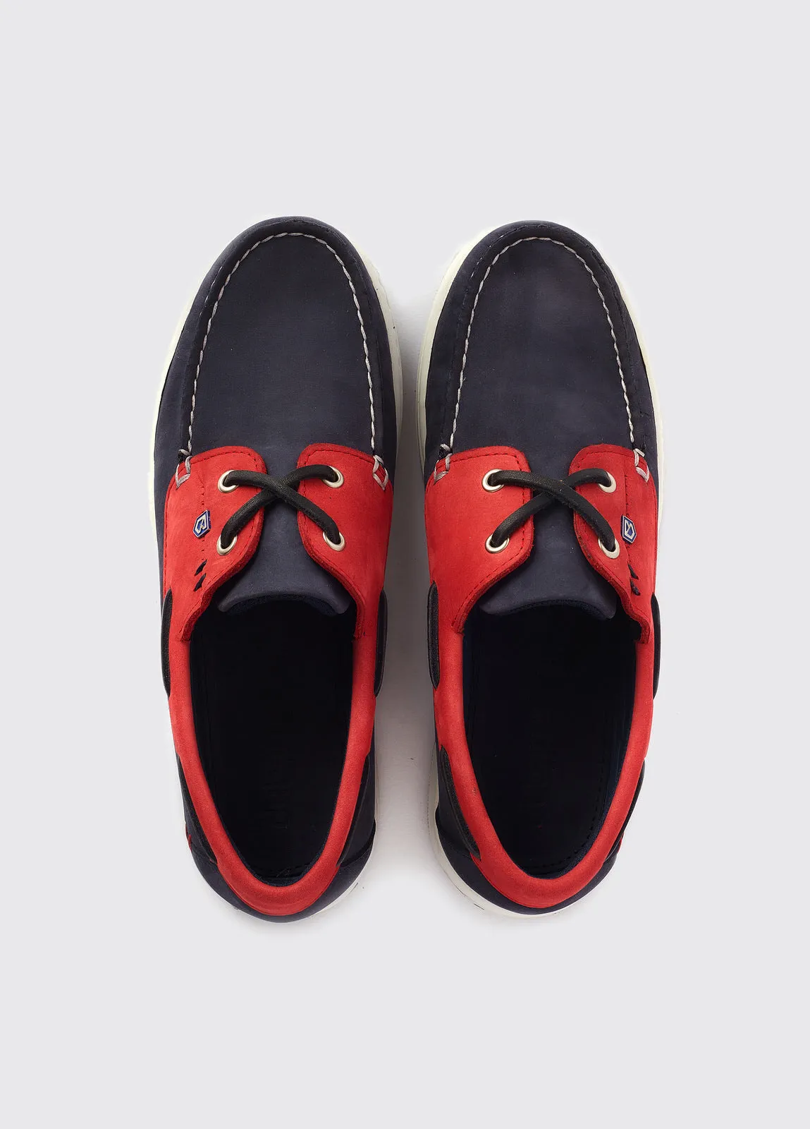Florida Deck shoes - Denim/Red