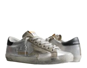 Golden Goose Super-Star Perforated Metallic Men's Sneakers