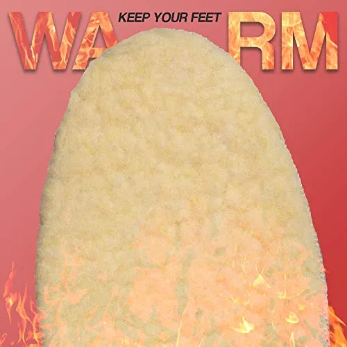 Height Increase Insoles with Fur and Air Cushion - 1.2" Shoe Lifts - Heel Lift (US Men's 7-9.5) Beige