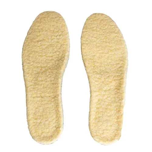 Height Increase Insoles with Fur and Air Cushion - 1.2" Shoe Lifts - Heel Lift (US Men's 7-9.5) Beige