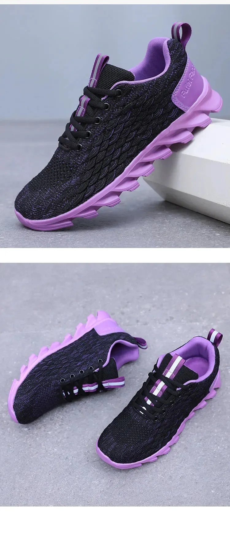 Hot Sale Orange Men's Casual Sneaker Knit Breathable Lightweight Sneakers Men Comfort Lace-Up Sports Shoes Man zapatillas hombre