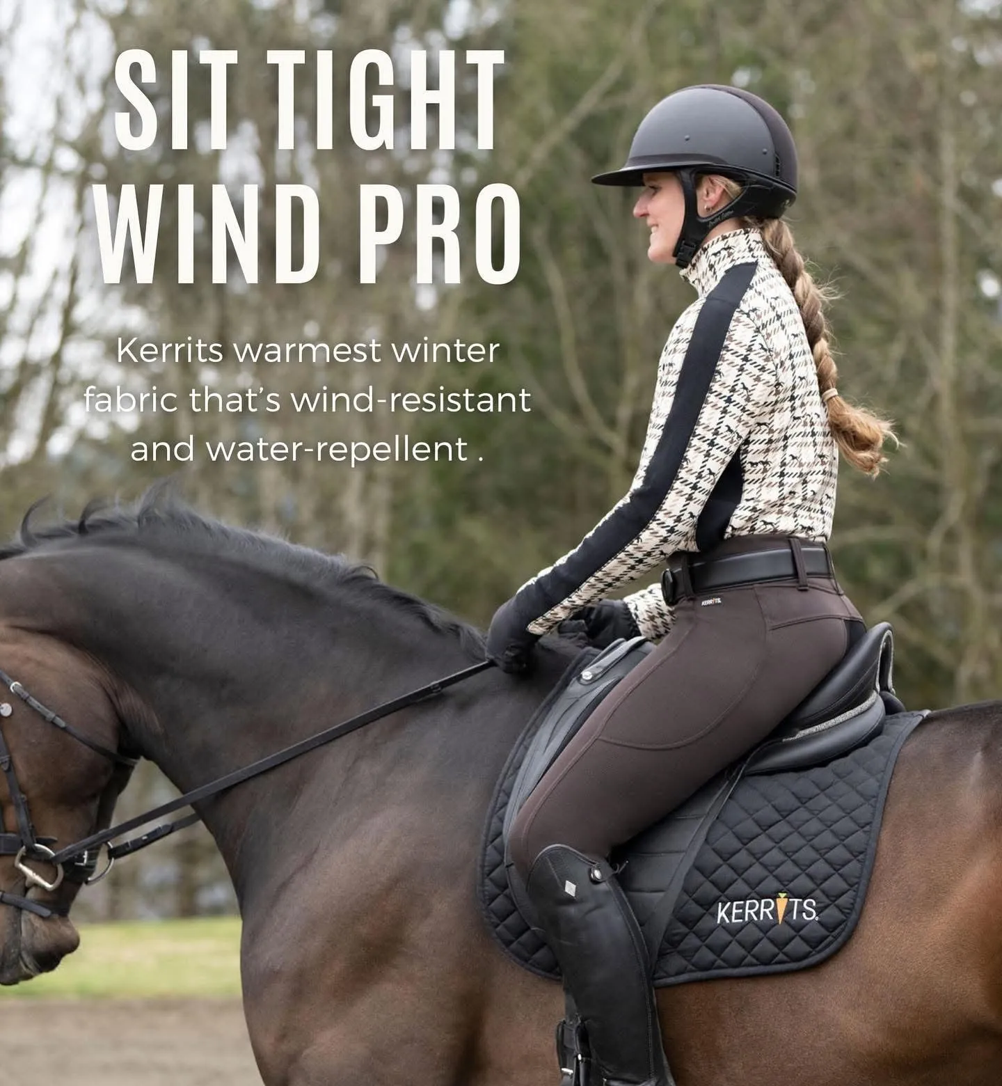 Kerrits Sit Tight Wind Pro Knee Patch Breech