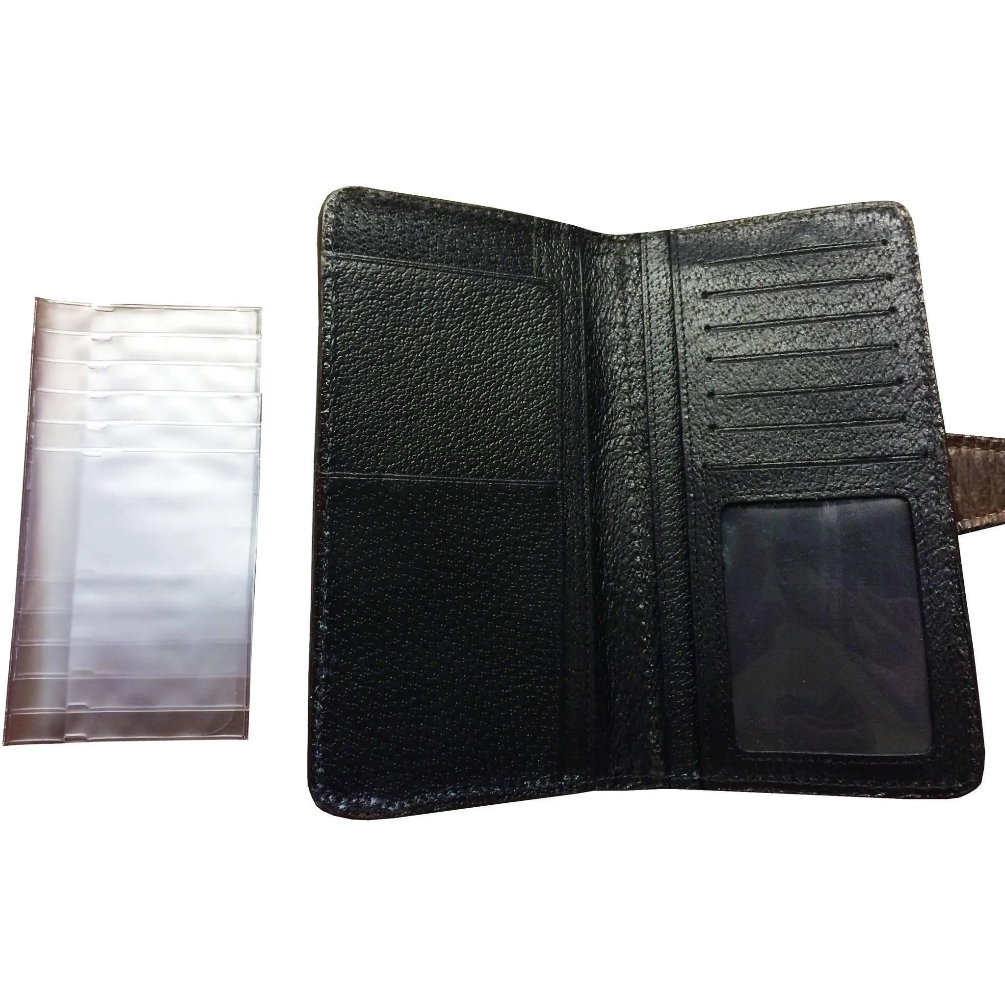LW211 - Black Chap Ladies Wallet