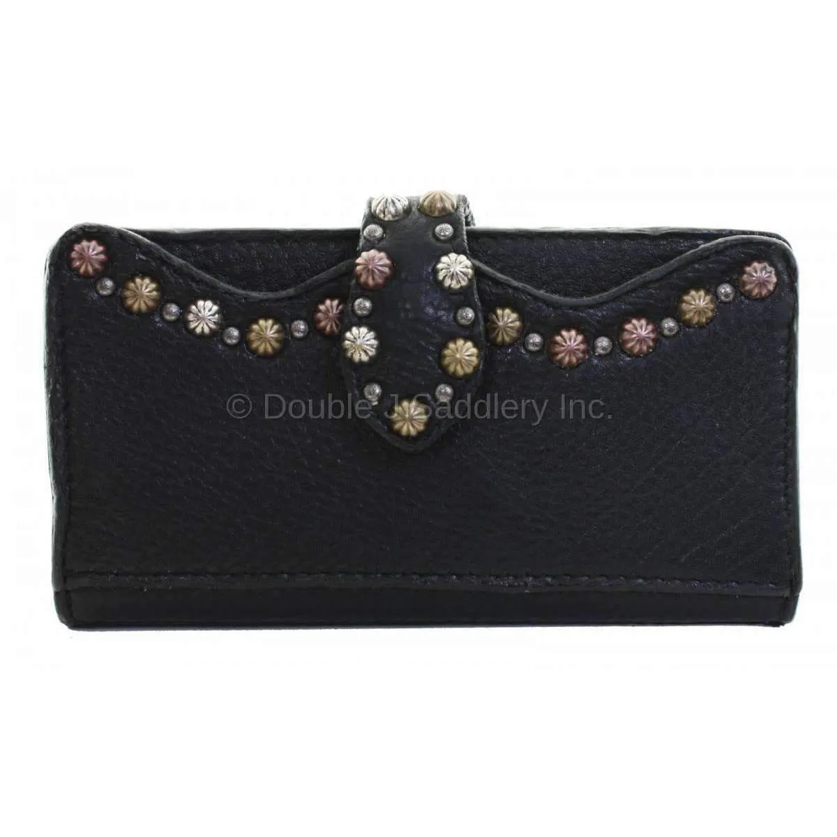 LW211 - Black Chap Ladies Wallet