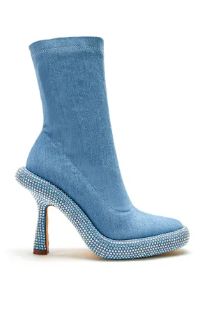MAE-DENIM STILETTO BOOTIE