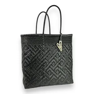 Maria Victoria Women's Medium Tote Bag in Glow Black