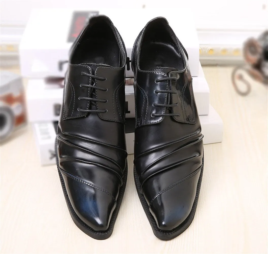 Men Lace Up Captoe Formal Shoes