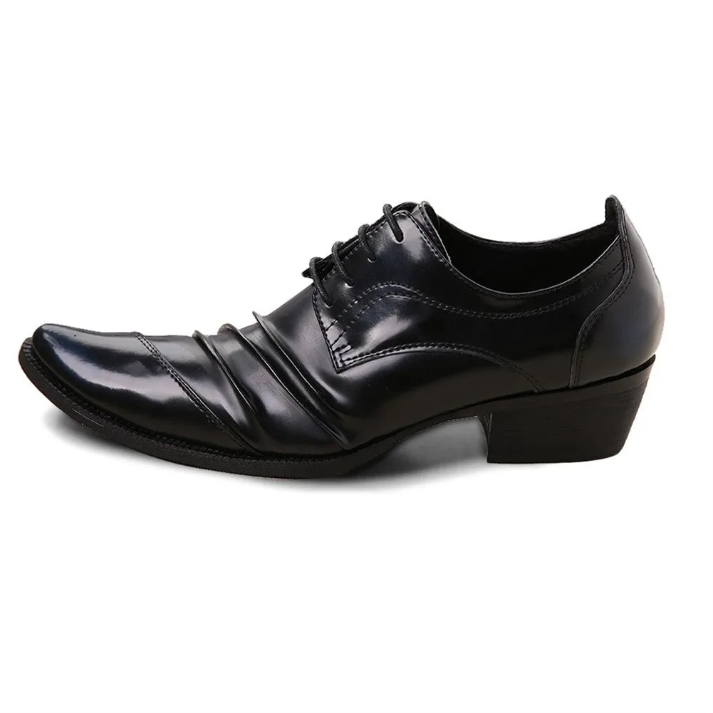 Men Lace Up Captoe Formal Shoes