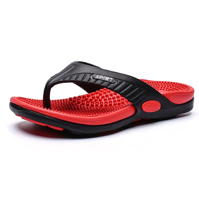 Men Slippers Flip Flops Shoes  Summer Breathable Beach Shoes Sandals - MSL50251