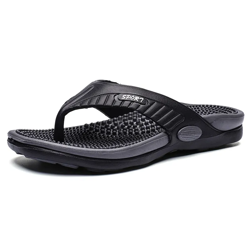 Men Slippers Flip Flops Shoes  Summer Breathable Beach Shoes Sandals - MSL50251