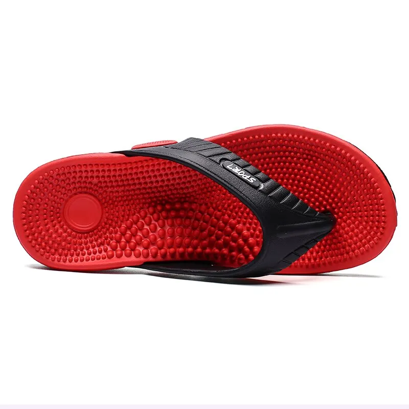 Men Slippers Flip Flops Shoes  Summer Breathable Beach Shoes Sandals - MSL50251
